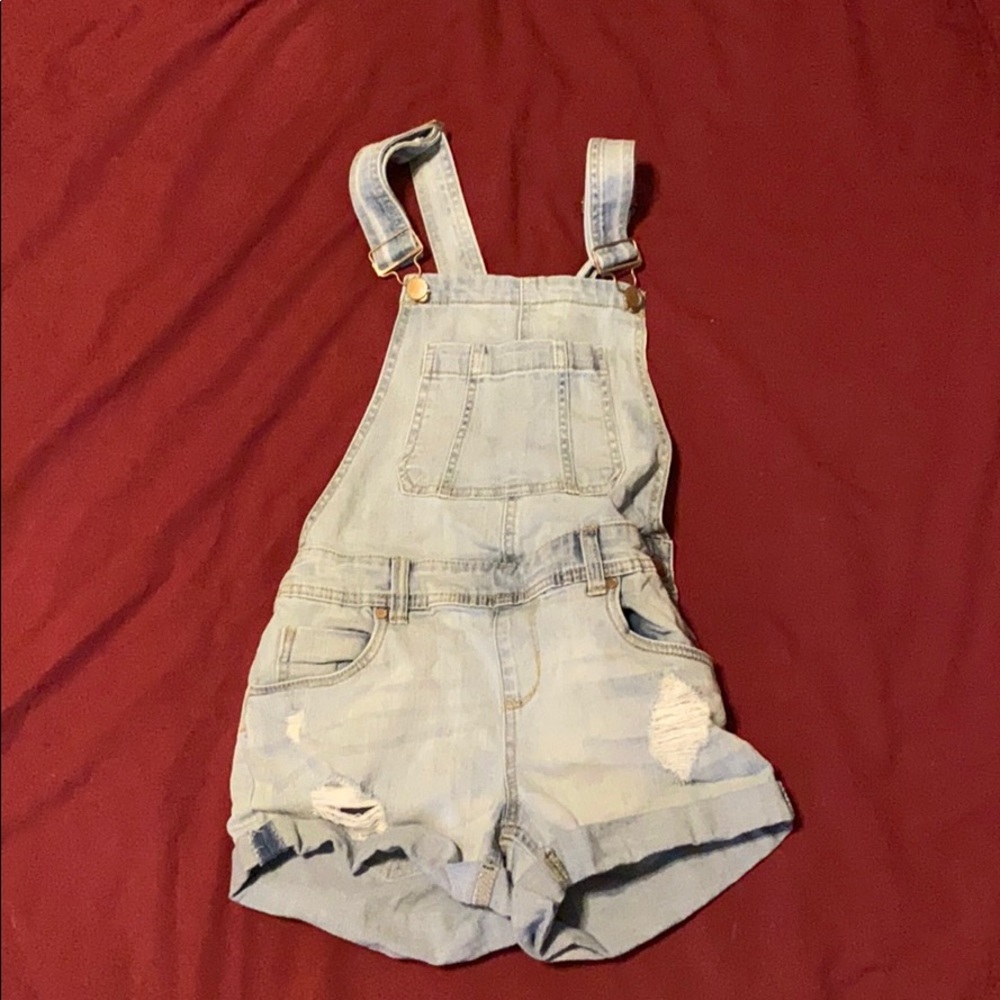 overall shorts